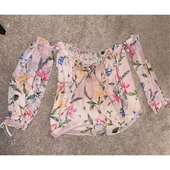 Yumi Kim REVOLVE Dream On Top in Cabana Party Pink Floral, Size Medium, MP $185 - Picture 3 of 15